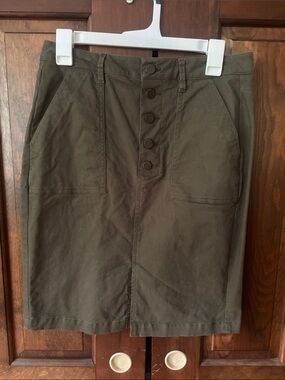 Olive Green Skirt